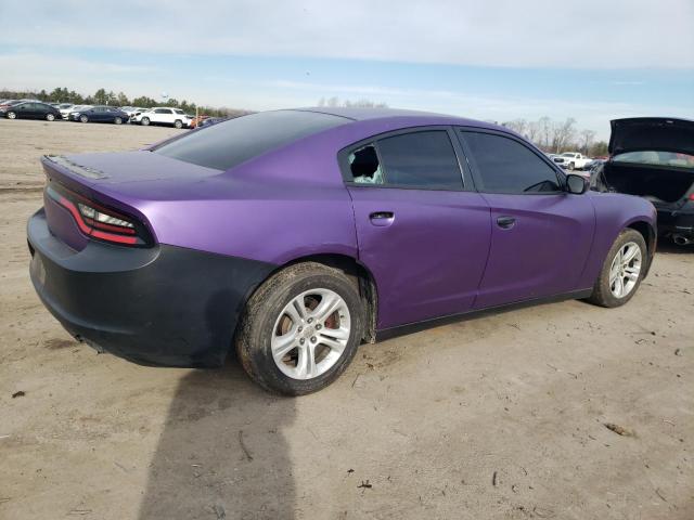 2C3CDXBGXGH139759 - 2016 DODGE CHARGER SE PURPLE photo 3