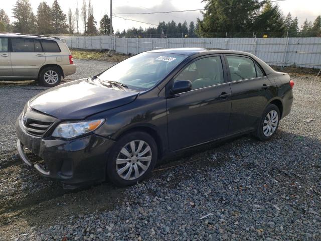 2T1BU4EEXDC107870 - 2013 TOYOTA COROLLA BASE BLACK photo 1