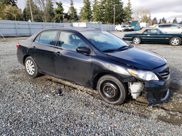 2T1BU4EEXDC107870 - 2013 TOYOTA COROLLA BASE BLACK photo 4