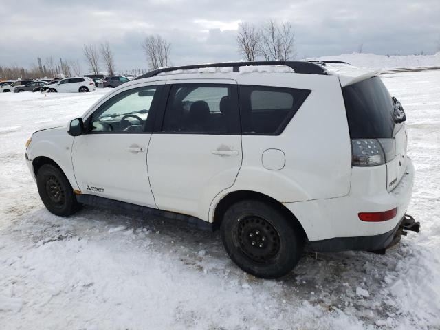 JA4LT21W79Z607518 - 2009 MITSUBISHI OUTLANDER ES თეთრი ფოტო 2