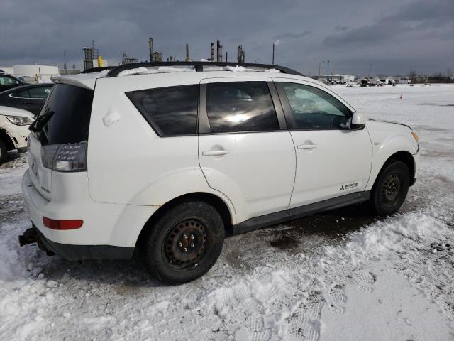 JA4LT21W79Z607518 - 2009 MITSUBISHI OUTLANDER ES თეთრი ფოტო 3