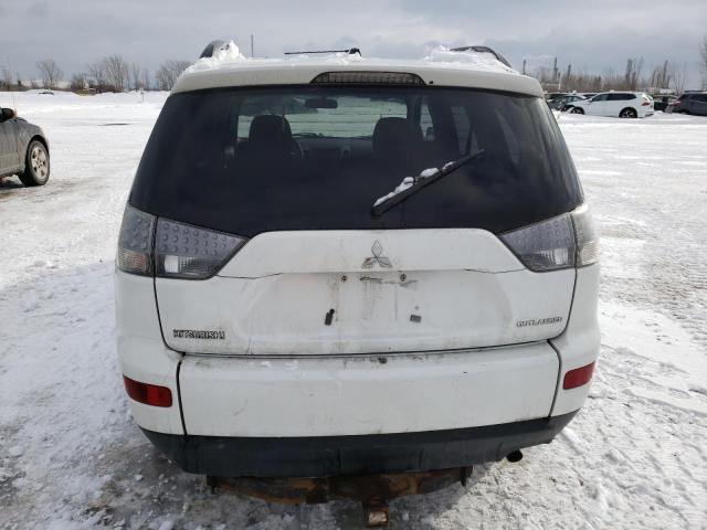 JA4LT21W79Z607518 - 2009 MITSUBISHI OUTLANDER ES თეთრი ფოტო 6