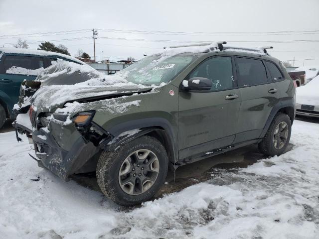 1C4PJMBXXKD226944 - 2019 JEEP CHEROKEE TRAILHAWK GREEN photo 1