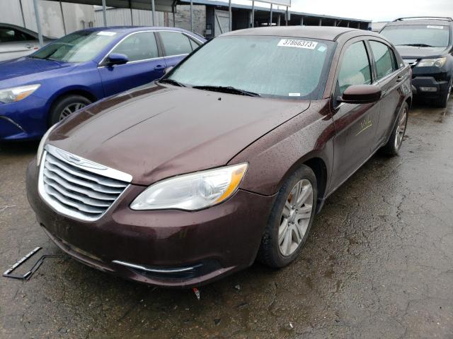 1C3CCBAB6DN647984 - 2013 CHRYSLER 200 LX BROWN photo 1