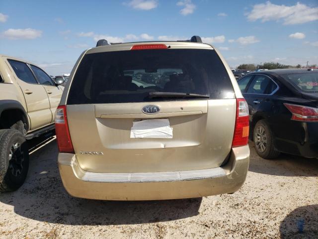 KNDMB233986226365 - 2008 KIA SEDONA EX BROWN photo 6