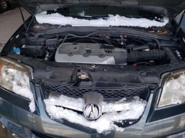 2HNYD18285H556895 - 2005 ACURA MDX WHITE photo 11