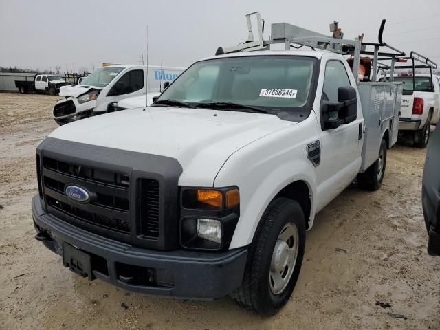 1FDSF30538EC23339 - 2008 FORD F350 SRW SUPER DUTY WHITE photo 1