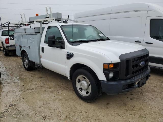 1FDSF30538EC23339 - 2008 FORD F350 SRW SUPER DUTY WHITE photo 4