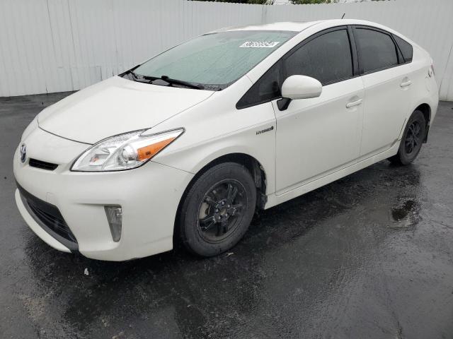 JTDKN3DU2D5551421 - 2013 TOYOTA PRIUS WHITE photo 1