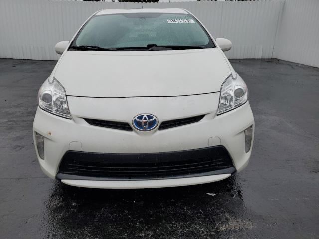 JTDKN3DU2D5551421 - 2013 TOYOTA PRIUS WHITE photo 5