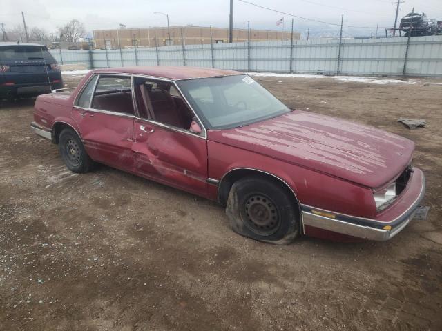 1G4HP54C4KH481130 - 1989 BUICK LESABRE LI CUSTOM RED photo 4