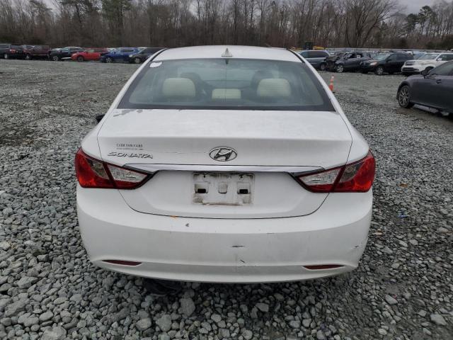 5NPEB4AC8DH542309 - 2013 HYUNDAI SONATA GLS WHITE photo 6