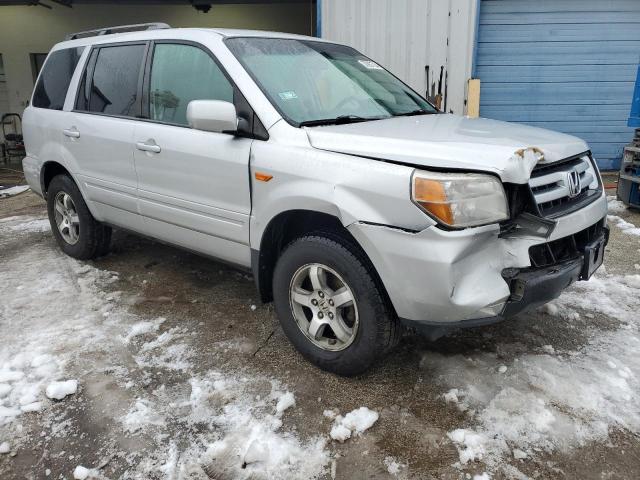 5FNYF18758B034800 - 2008 HONDA PILOT EXL SILVER photo 4