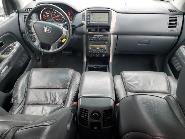 5FNYF18758B034800 - 2008 HONDA PILOT EXL SILVER photo 8