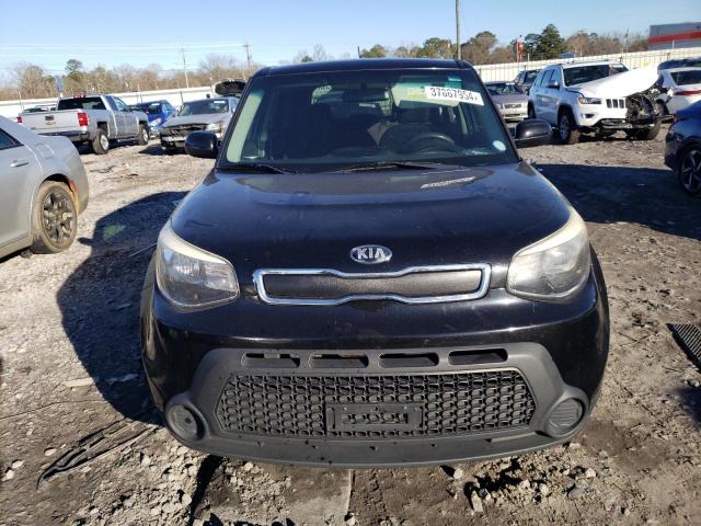 KNDJN2A23F7197506 - 2015 KIA SOUL BLACK photo 5