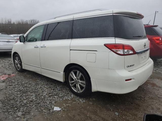 JN8AE2KPXB9008279 - 2011 NISSAN QUEST S WHITE photo 2