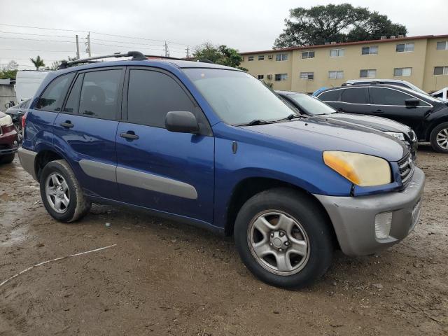 JTEGH20V230084756 - 2003 TOYOTA RAV4 BLUE photo 4