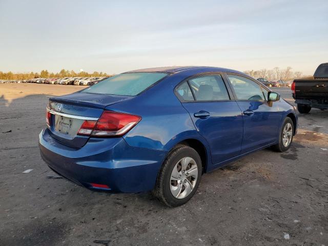 19XFB2F5XEE224720 - 2014 HONDA CIVIC LX BLUE photo 3