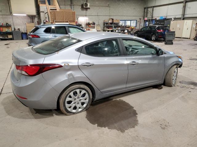 5NPDH4AE7FH644120 - 2015 HYUNDAI ELANTRA SE GRAY photo 3