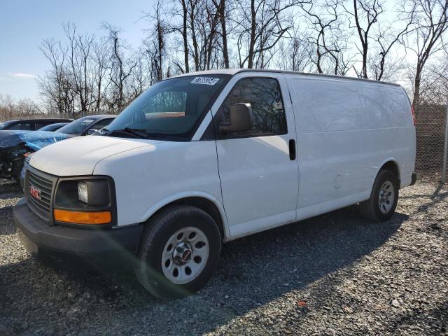 1GTS7AFX1E1119126 - 2014 GMC SAVANA G1500 WHITE photo 1