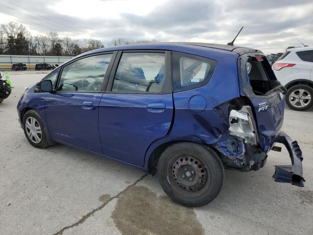 JHMGE88209S049283 - 2009 HONDA FIT BLUE photo 2