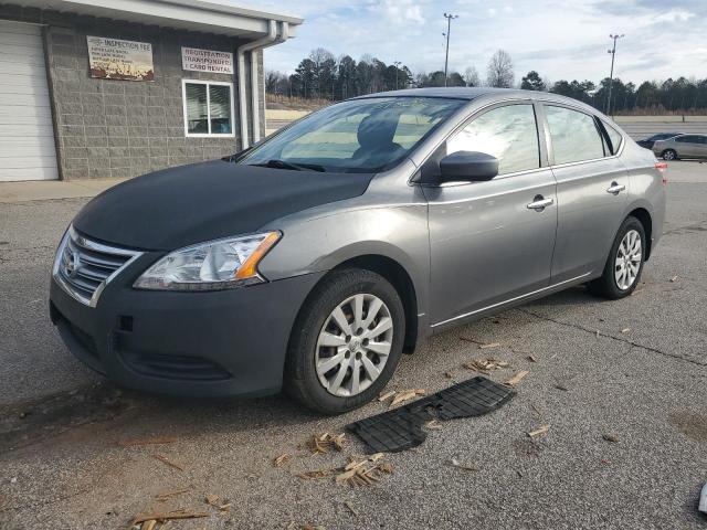 3N1AB7AP7FY282254 - 2015 NISSAN SENTRA S GRAY photo 1