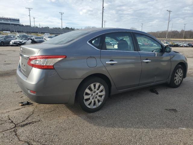 3N1AB7AP7FY282254 - 2015 NISSAN SENTRA S GRAY photo 3