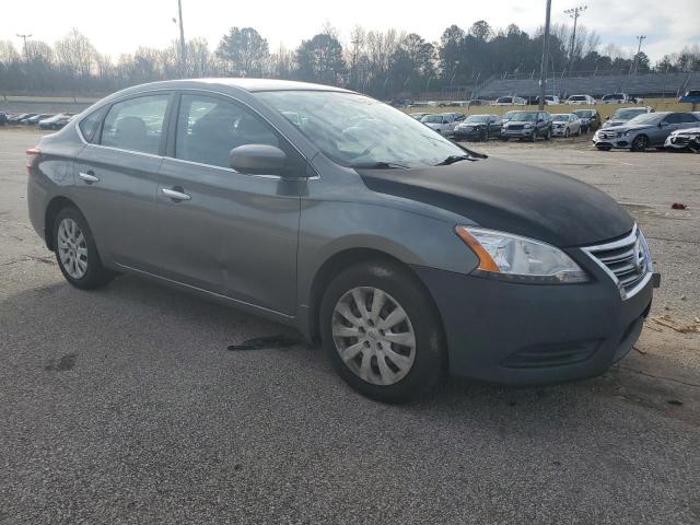 3N1AB7AP7FY282254 - 2015 NISSAN SENTRA S GRAY photo 4