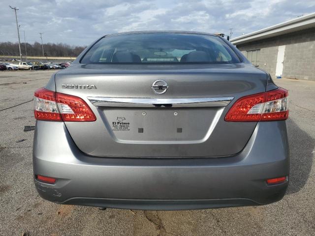 3N1AB7AP7FY282254 - 2015 NISSAN SENTRA S GRAY photo 6