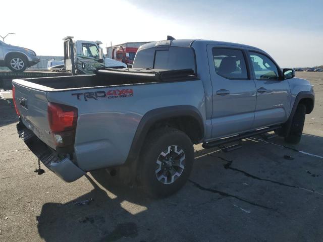 3TMCZ5AN8KM214230 - 2019 TOYOTA TACOMA DOUBLE CAB GRAY photo 3