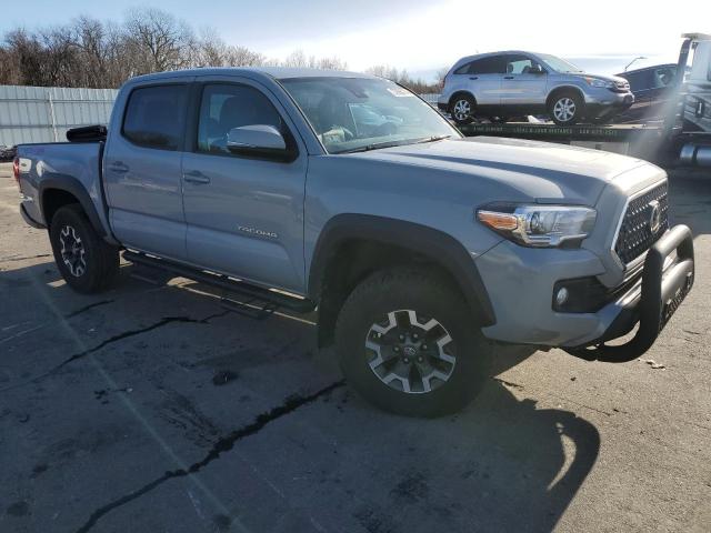 3TMCZ5AN8KM214230 - 2019 TOYOTA TACOMA DOUBLE CAB GRAY photo 4