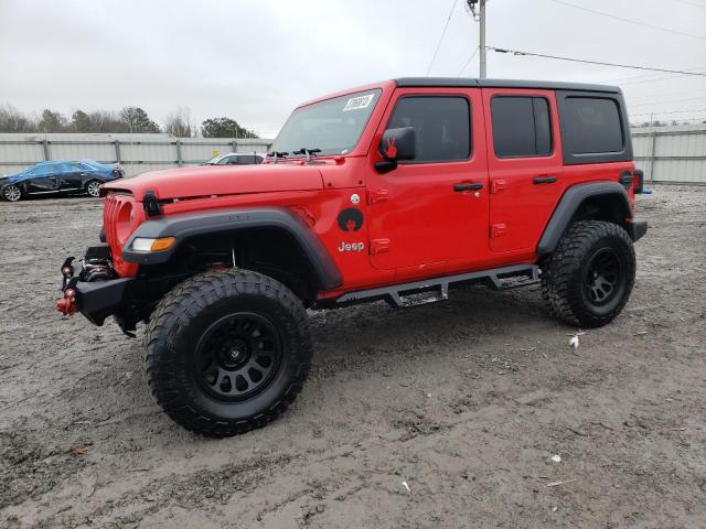 1C4HJXDG9JW109460 - 2018 JEEP WRANGLER U SPORT წითელი ფოტო 1