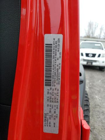 1C4HJXDG9JW109460 - 2018 JEEP WRANGLER U SPORT წითელი ფოტო 12