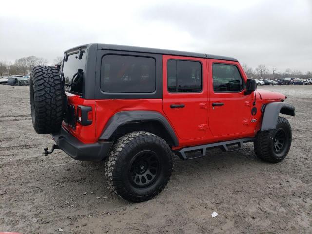 1C4HJXDG9JW109460 - 2018 JEEP WRANGLER U SPORT წითელი ფოტო 3