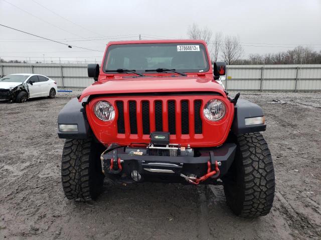 1C4HJXDG9JW109460 - 2018 JEEP WRANGLER U SPORT წითელი ფოტო 5
