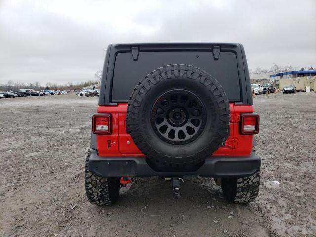 1C4HJXDG9JW109460 - 2018 JEEP WRANGLER U SPORT წითელი ფოტო 6
