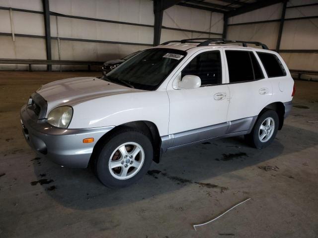 KM8SB12B14U812019 - 2004 HYUNDAI SANTA FE GL WHITE photo 1