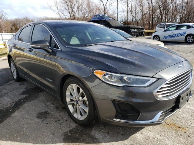 3FA6P0MU7KR239895 - 2019 FORD FUSION SEL GRAY photo 4