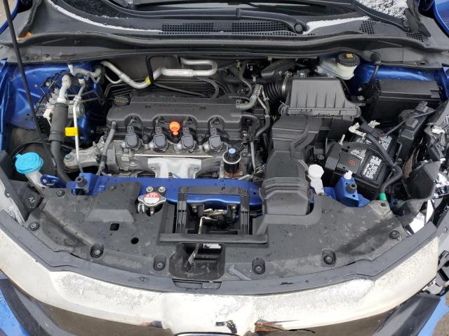 3CZRU6H55KM717518 - 2019 HONDA HR-V EX BLUE photo 11