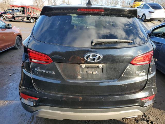 5XYZTDLB2HG430766 - 2017 HYUNDAI SANTA FE S BLACK photo 6