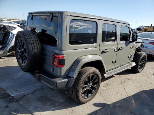 1C4JJXP65NW199085 - 2022 JEEP WRANGLER U SAHARA 4XE GRAY photo 3