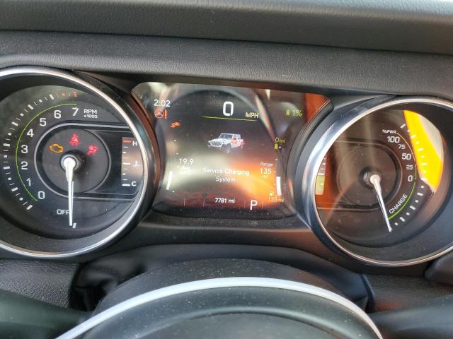 1C4JJXP65NW199085 - 2022 JEEP WRANGLER U SAHARA 4XE GRAY photo 9