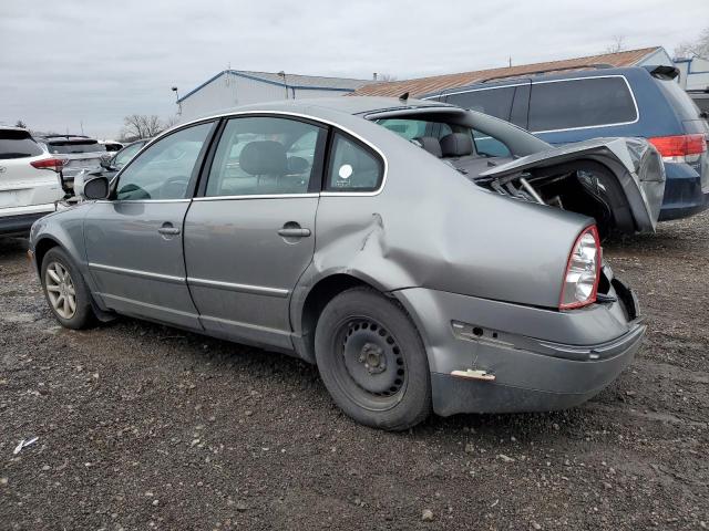 WVWPD63B94P325536 - 2004 VOLKSWAGEN PASSAT GLS GRAY photo 2