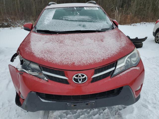 2T3RFREV2FW343766 - 2015 TOYOTA RAV4 XLE RED photo 5