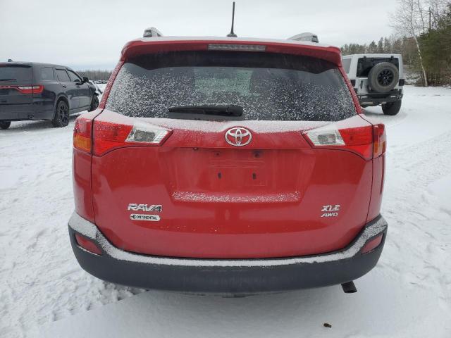 2T3RFREV2FW343766 - 2015 TOYOTA RAV4 XLE RED photo 6