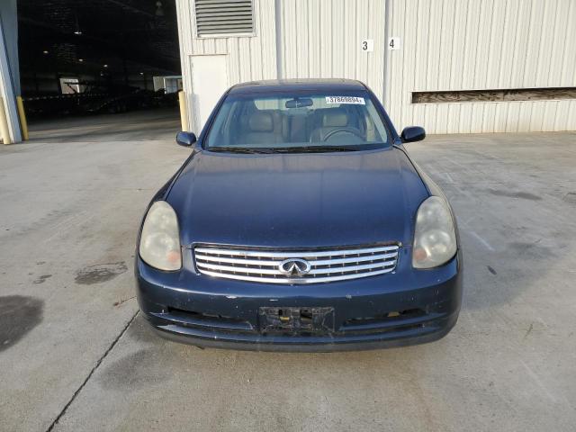 JNKCV51E64M112269 - 2004 INFINITI G35 BLUE photo 5