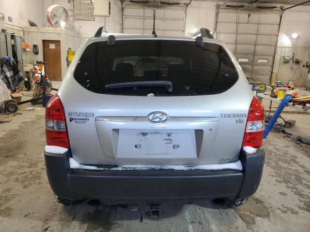 KM8JN72D76U349023 - 2006 HYUNDAI TUCSON GLS GRAY photo 6