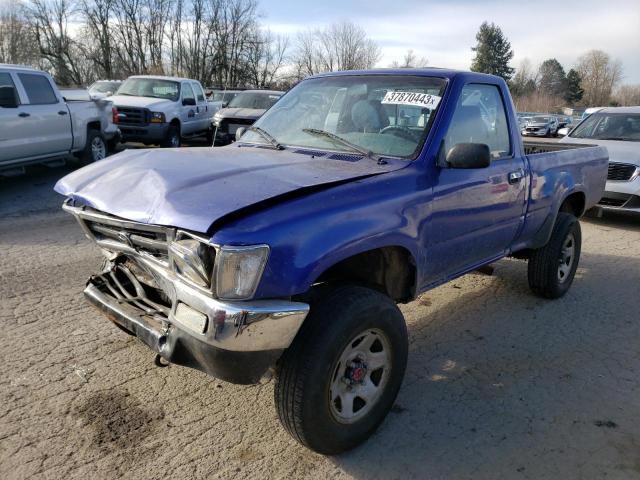 JT4RN01P9N0039309 - 1992 TOYOTA PICKUP 1/2 TON SHORT WHEELBASE DLX BLUE photo 1