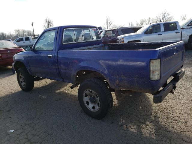 JT4RN01P9N0039309 - 1992 TOYOTA PICKUP 1/2 TON SHORT WHEELBASE DLX BLUE photo 2