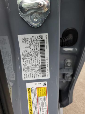 2HGFE2F50PH508714 - 2023 HONDA CIVIC SPOR BLUE photo 12